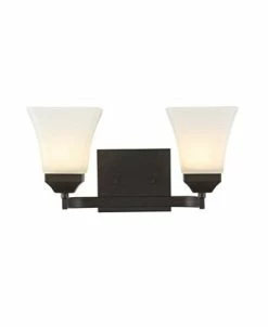 JONATHAN Y Staunton 2-Light Modern Cottage LED Vanity Light -Costway Shop 19015509 fpx