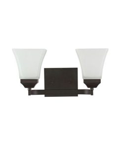 JONATHAN Y Staunton 2-Light Modern Cottage LED Vanity Light -Costway Shop 19015510 fpx