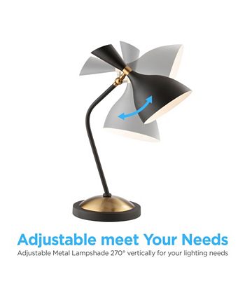 lbert Iron Retro Mid-Century LED Table Lamp JONATHAN Y Lbert Iron Retro Mid-Century LED Table Lamp -Costway Shop