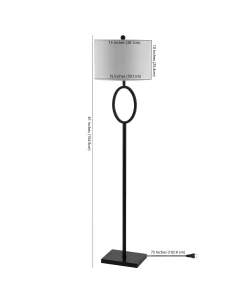JONATHAN Y Pril Metal Modern Contemporary LED Floor Lamp 8 JONATHAN Y Pril Metal Modern Contemporary LED Floor Lamp -Costway Shop 19015992 fpx