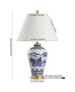 JONATHAN Y Zhou Traditional Cottage LED Table Lamp 5 JONATHAN Y Zhou Traditional Cottage LED Table Lamp -Costway Shop 19016223 fpx