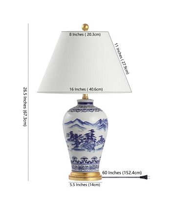Zhou Traditional Cottage LED Table Lamp JONATHAN Y Zhou Traditional Cottage LED Table Lamp -Costway Shop