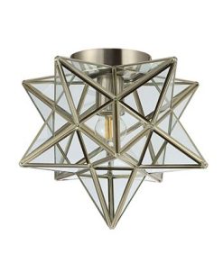 JONATHAN Y Stella Moravian Star LED Flush Mount -Costway Shop 19017204 fpx