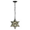 JONATHAN Y Stella Moravian Star Glass LED Pendant -Costway Shop 19017215 fpx