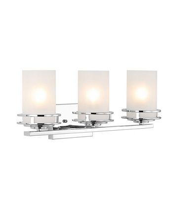 Fairfax 3-Light Contemporary Glam LED Vanity Light JONATHAN Y Fairfax 3-Light Contemporary Glam LED Vanity Light -Costway Shop
