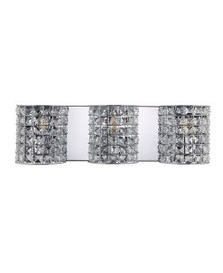 JONATHAN Y Clara Deco 3-Light Classic Glam LED Vanity Light 6 JONATHAN Y Clara Deco 3-Light Classic Glam LED Vanity Light -Costway Shop 19017802 fpx