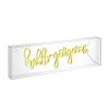 JONATHAN Y Ello Gorgerous Contemporary Glam Acrylic Box USB Operated LED Neon Light -Costway Shop 19018021 fpx
