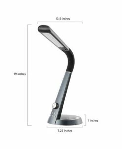 JONATHAN Y Milton Aluminum Contemporary Minimalist Adjustable Head Dimmable USB Charging LED Task Lamp -Costway Shop 19018101 fpx