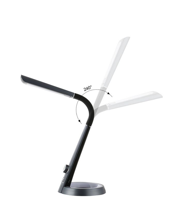 JONATHAN Y Milton Aluminum Contemporary Minimalist Adjustable Head Dimmable USB Charging LED Task Lamp 6 JONATHAN Y Milton Aluminum Contemporary Minimalist Adjustable Head Dimmable USB Charging LED Task Lamp - Image 4