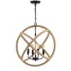 JONATHAN Y Soka 4-Light 20 Adjustable Globe, Rope Led Chandelier 2 JONATHAN Y Soka 4-Light 20 Adjustable Globe, Rope Led Chandelier -Costway Shop 19018245 fpx