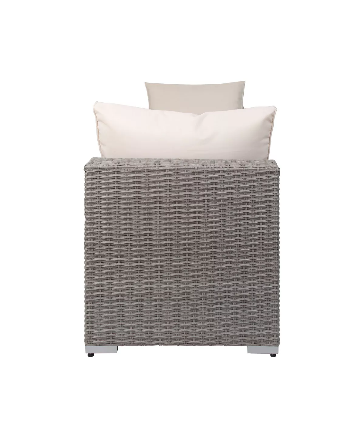 Westin Furniture 3 Piece Outdoor Patio Armless Sofa Conversation Bistro Set With Coffee Table 7 Westin Furniture 3 Piece Outdoor Patio Armless Sofa Conversation Bistro Set With Coffee Table - Image 5