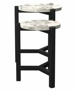 Furniture Of America Heritiga Round Nesting Table, Set Of 2 -Costway Shop 19122295 fpx