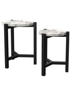 Furniture Of America Heritiga Round Nesting Table, Set Of 2 -Costway Shop 19122296 fpx