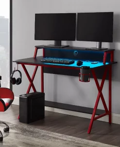 Linon Home Décor Moxley LED Gaming Desk -Costway Shop 19125867 fpx