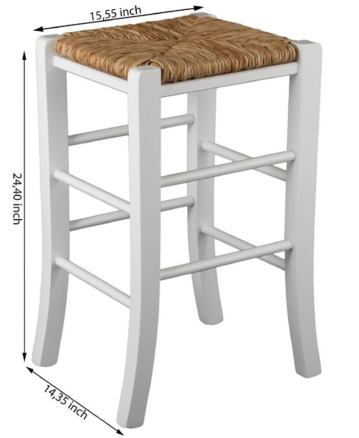 Katica Counter Stool, Set Of 2 Linon Home Décor Katica Counter Stool, Set Of 2 -Costway Shop