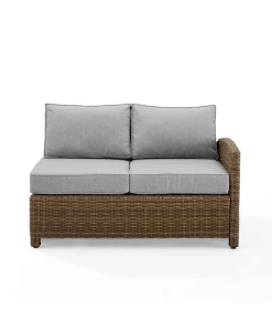Crosley Bradenton Outdoor Wicker Sectional Right Side Loveseat -Costway Shop 19307658 fpx