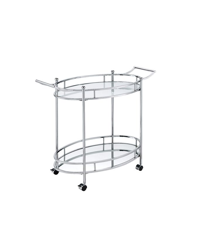 Jinx Serving Cart Acme Furniture Jinx Serving Cart -Costway Shop