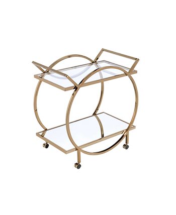 Traverse Serving Cart Acme Furniture Traverse Serving Cart -Costway Shop