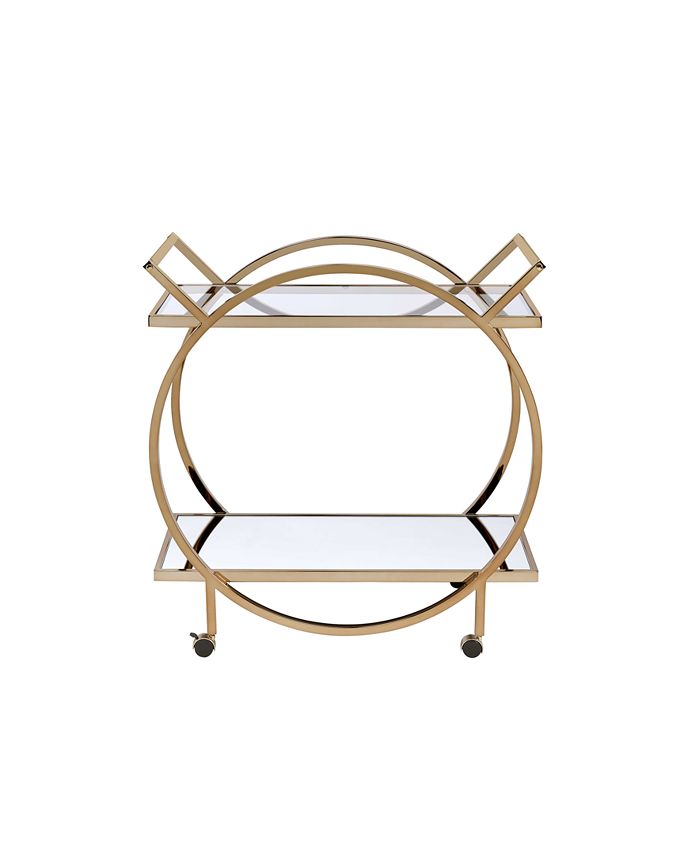 Traverse Serving Cart Acme Furniture Traverse Serving Cart -Costway Shop