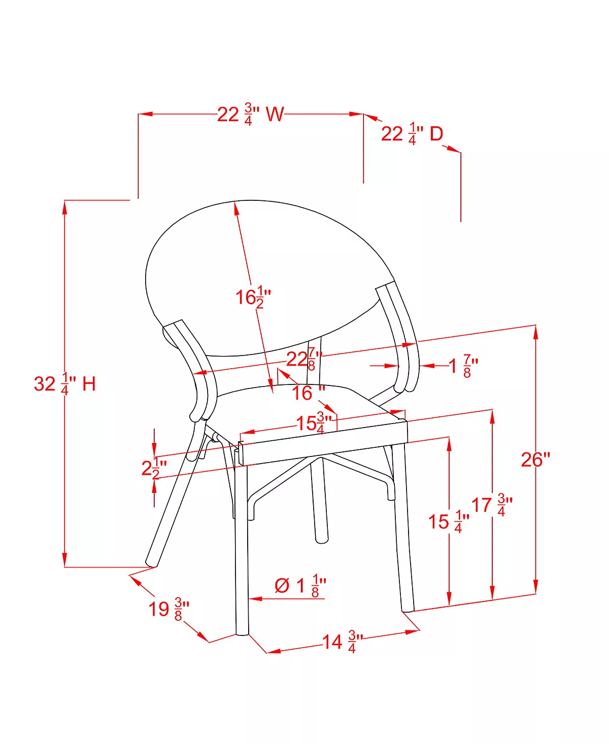 Kilimi Patio Arm Chair Furniture Of America Kilimi Patio Arm Chair -Costway Shop