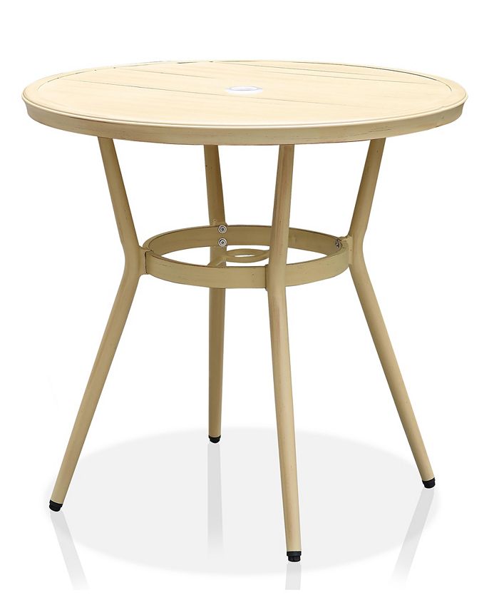 Capitola Round Patio Bistro Table Furniture Of America Capitola Round Patio Bistro Table -Costway Shop