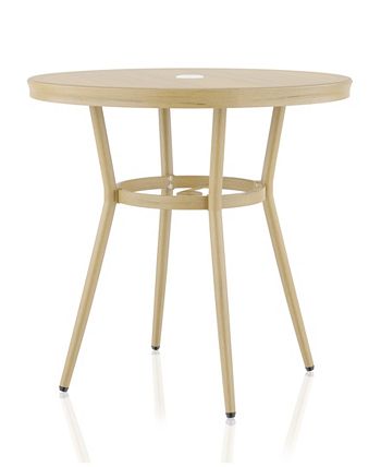 Capitola Round Patio Bistro Table Furniture Of America Capitola Round Patio Bistro Table -Costway Shop