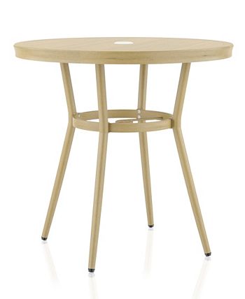 Capitola Round Patio Bistro Table Furniture Of America Capitola Round Patio Bistro Table -Costway Shop
