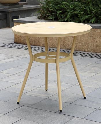 Capitola Round Patio Bistro Table Furniture Of America Capitola Round Patio Bistro Table -Costway Shop