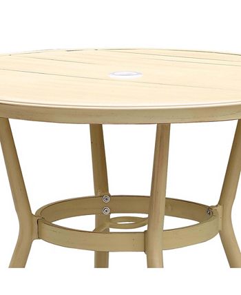 Capitola Round Patio Bistro Table Furniture Of America Capitola Round Patio Bistro Table -Costway Shop