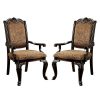 Furniture Of America Ramsaran Brown Cherry Armchair (Set Of 2) 2 Furniture Of America Ramsaran Brown Cherry Armchair (Set Of 2) -Costway Shop 20125424 fpx