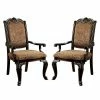 Furniture Of America Ramsaran Brown Cherry Armchair (Set Of 2) -Costway Shop 20125424 fpx