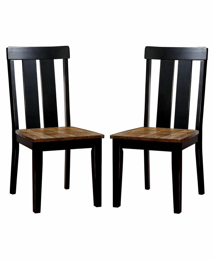 Furniture Of America Venture Two-Tone Dining Chair (Set Of 2) 3 Furniture Of America Venture Two-Tone Dining Chair (Set Of 2)
