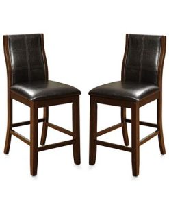 Furniture Of America Egnew Dark Oak Pub Chair (Set Of 2) -Costway Shop 20160038 fpx 1