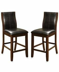 Furniture Of America Egnew Dark Oak Pub Chair (Set Of 2) 10 Furniture Of America Egnew Dark Oak Pub Chair (Set Of 2) -Costway Shop 20160038 fpx 1