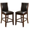 Furniture Of America Egnew Dark Oak Pub Chair (Set Of 2)