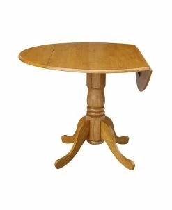 International Concepts 42 Dual Drop Leaf Table With 4 Ladder Back Dining Chairs - 5 Piece Dining Set 11 International Concepts 42 Dual Drop Leaf Table With 4 Ladder Back Dining Chairs - 5 Piece Dining Set -Costway Shop 20246235 fpx