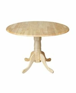 International Concepts 42 Dual Drop Leaf Table With 2 Ladder Back Dining Chairs - 3 Piece Dining Set -Costway Shop 20246357 fpx