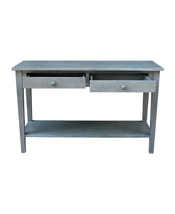 Spencer Console-Server Table International Concepts Spencer Console-Server Table -Costway Shop