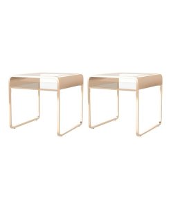 Furniture Of America Elvord 1 Shelf End Table, Set Of 2