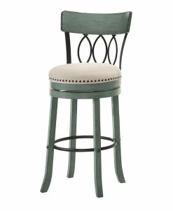 Furniture Of America Lilip Nail Head Trim Bar Chair, Set Of 2