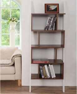 Furniture Of America Itkins Open Back Bookcase -Costway Shop 20398884 fpx