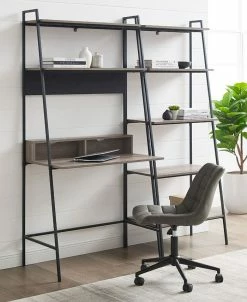 Walker Edison 2-Piece Home Office Wood Desk Set -Costway Shop 20573426 fpx