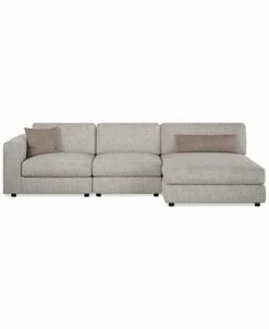 Drew & Jonathan Home 3-Pc. Fabric Sectional With Chaise, Created For Macy's -Costway Shop 20575906 fpx