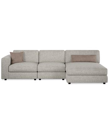 3-Pc. Fabric Sectional With Chaise, Created For Macy's Drew & Jonathan Home 3-Pc. Fabric Sectional With Chaise, Created For Macy's -Costway Shop