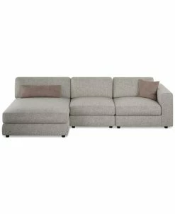 Drew & Jonathan Home 3-Pc. Fabric Sectional With Chaise, Created For Macy's -Costway Shop 20575907 fpx
