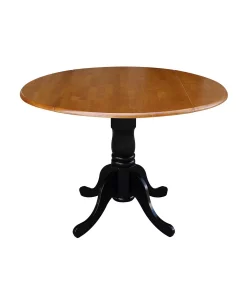 International Concepts 42 Dual Drop Leaf Dining Table With 4 Ladderback Chairs, 5 Piece Dining Set -Costway Shop 20710275 fpx