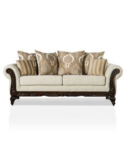 Furniture Of America Leonidas Flared Arm Sofa