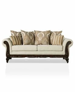 Furniture Of America Leonidas Flared Arm Sofa