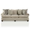 Furniture Of America Lismore Recessed Arm Sofa