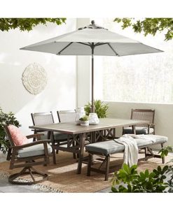 Furniture Kathan Outdoor Swivel Dining Chair, Created For Macy's -Costway Shop 20743522 fpx